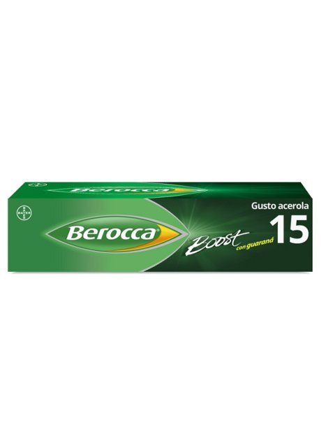 BEROCCA BOOST EFFERVESCENTE 15 COMPRESSE