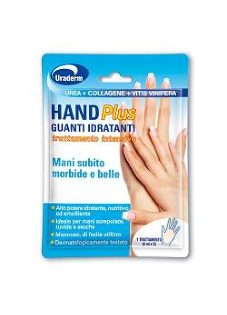 URADERM HAND PLUS GUANTI MONOUSO 2 PEZZI DA 8 ML