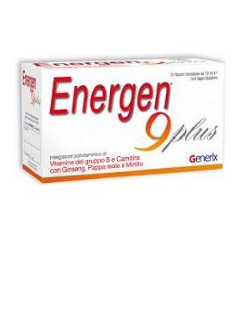 ENERGEN 9 PLUS 10 FLACONCINI 10 ML