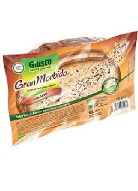 GIUSTO SENZA GLUTINE GRAN MORBIDO SEMI 190 G