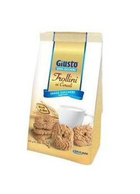 GIUSTO SENZA ZUCCHERO FROLLINI CEREALI 350 G