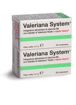 VALERIANA SYSTEM 30 COMPRESSE + 30 COMPRESSE