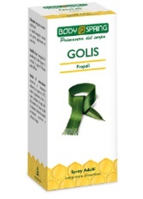 BODY SPRING GOLIS SPRAY ADULTI