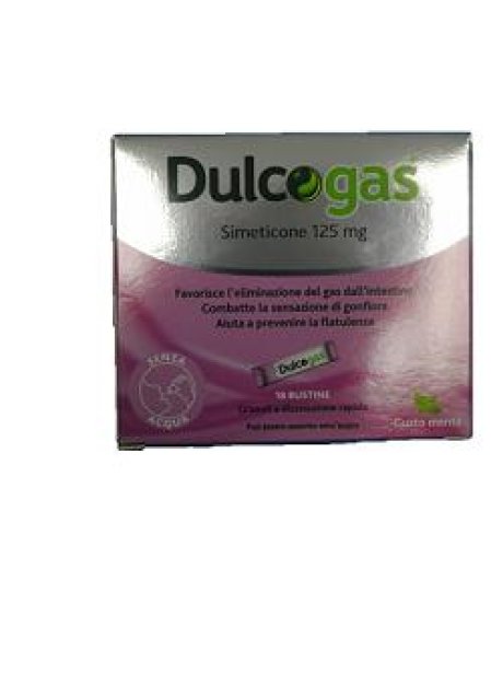 DULCOGAS SIMETICONE 125MG 18 BUSTINE