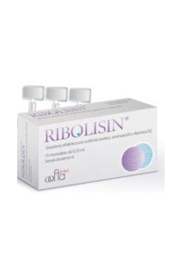 SOLUZIONE OFTALMICA RIBOLISIN MONODOSE 15 FLACONCINI 0,35ML