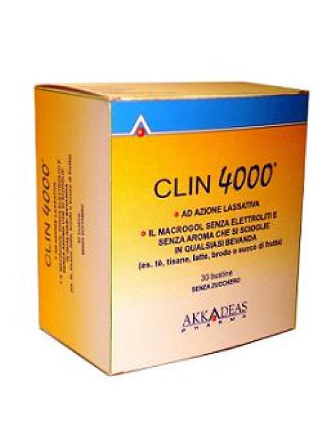 CLIN 4000 LASSATIVO 30 BUSTINE MONODOSE 10 G