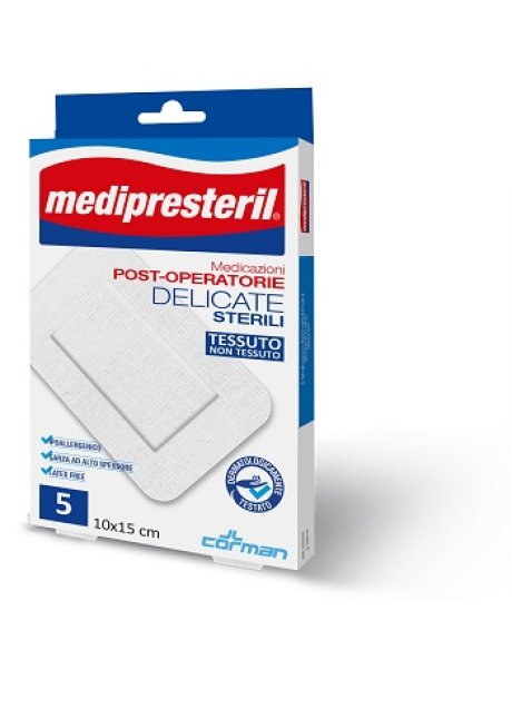 MEDIPRESTERIL P/OP DEL10X15 4P