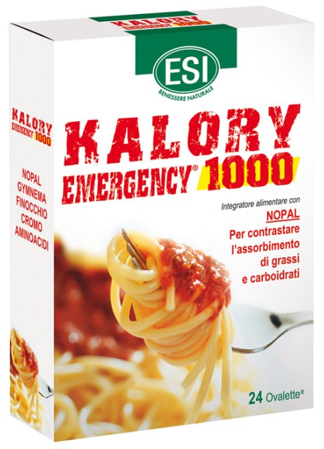 ESI KALORY EMERGENCY 1000 24 OVALETTE