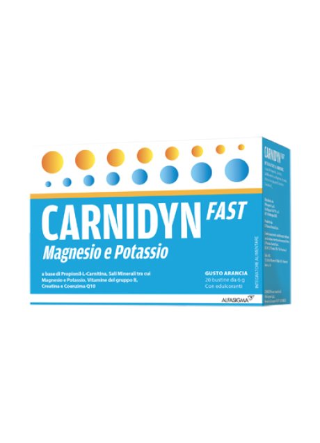 CARNIDYN FAST MAGNESIO/POTASSIO 20 BUSTINE