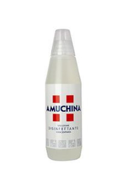 DISINFETTANTE IGIENIZZANTE A BASE DI IPOCLORITO DI SODIO ANTIMICROBICO AD AMPIO SPETTRO D'AZIONE AMUCHINA LIQUIDA 100% 1000 ML