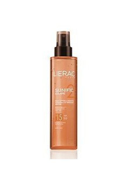 LIERAC SUNIFIC SOLAIRE 2 OLIO RIVELATORE SPF 15 125 ML