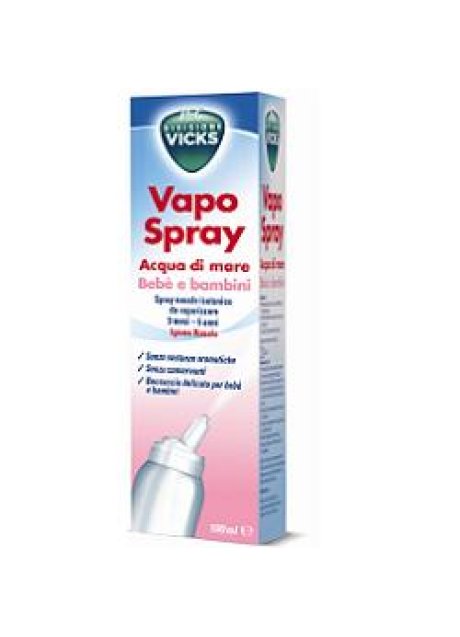 VICKS VAPOSPRAY ACQUA DI MARE BEBE' BAMBINI ISOTONICO 100 ML