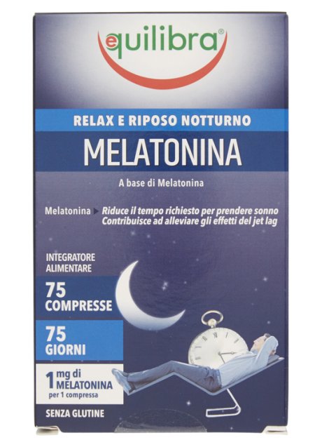 EQUILIBRA MELATONINA 75CPR 1MG