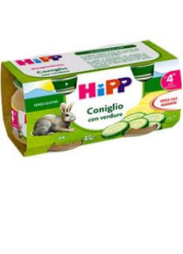 HIPP OMOGENEIZZATO CONIGLIO 80 G 2 PEZZI