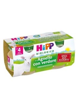 HIPP BIOLOGICO OMOGENEIZZATO AGNELLO 80 G 2 PEZZI