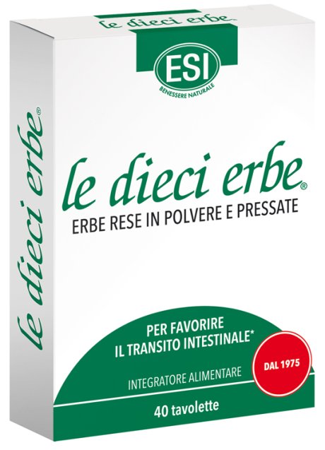 ESI LE DIECI ERBE 40 TAVOLETTE