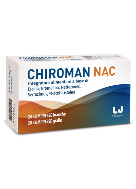 CHIROMAN NAC 20 COMPRESSE BIANCHE + 20 COMPRESSE GIALLE