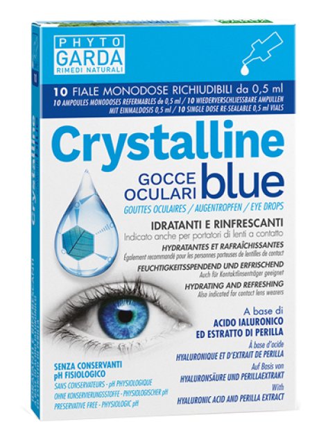 CRISTALLINE BLU GOCCE OCUL 10F