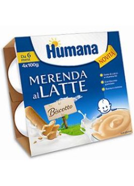 HUMANA MERENDA BISC 4X100G