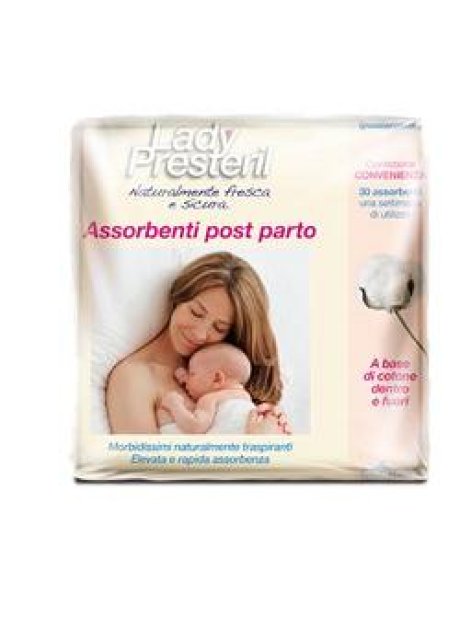 LADY PRESTERIL POSTPARTO 30 PEZZI