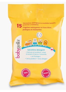 BABYGELLA SALVIETTINE DETERGENTI PER 15