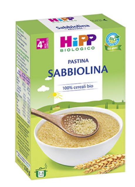 HIPP BIO PASTINA SABBIOLINA 320 G