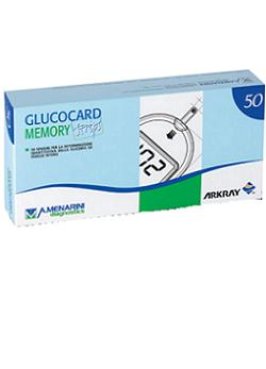 STRISCE MISURAZIONE GLICEMIA PER GLUCOCARD MEMORY 2 E MEMORYPC 50 PEZZI