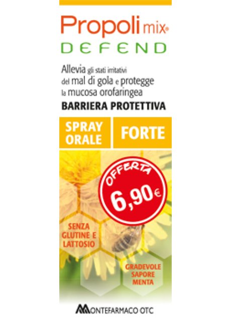 PROPOLI MIX DEFEND SPRAY ORALE FORTE 30 ML SAPORE MENTA