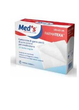 MEDS GARZA 12/8 36X40CM 12PZ ZAB