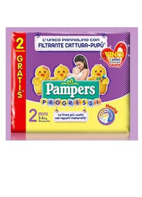 PAMPERS PROGRESSI MINI 28 BUSTE + 2 PEZZI OFFERTA SPECIALE