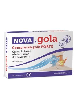 NOVA GOLA COMPRESSA GOLA FORTE 20 COMPRESSE