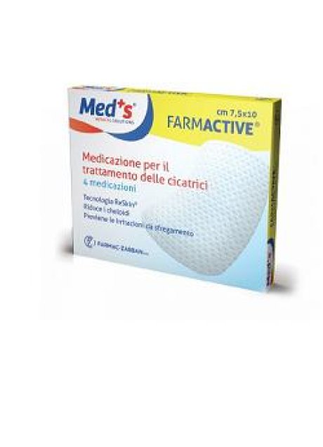 FARMACTIVE CICATRICI 7,5X10 4P