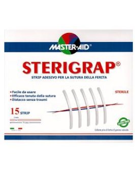 CEROTTO PER SUTURA MASTER-AID STERIGRAP 7,5X0,3 15 PEZZI