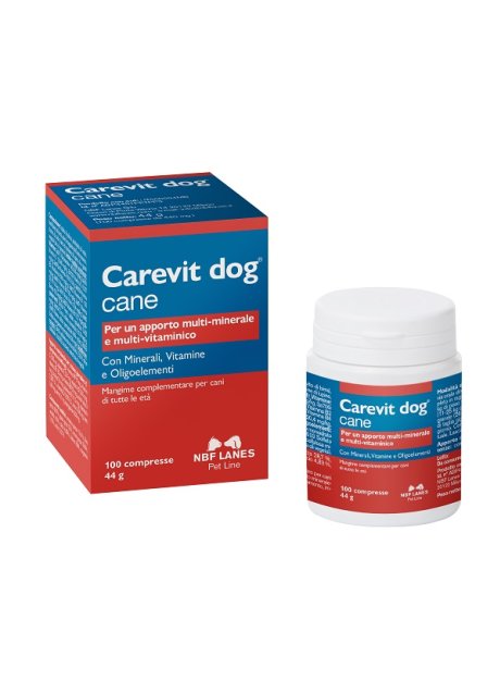 CAREVIT DOG FLACONE 100 COMPRESSE APPETIBILI