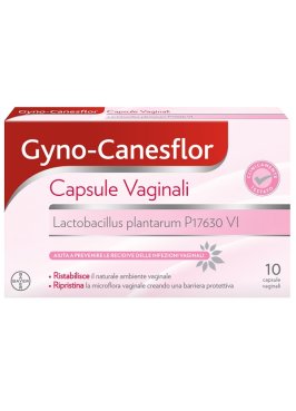 GYNOCANESFLOR 10 CAPSULE VAGINALI