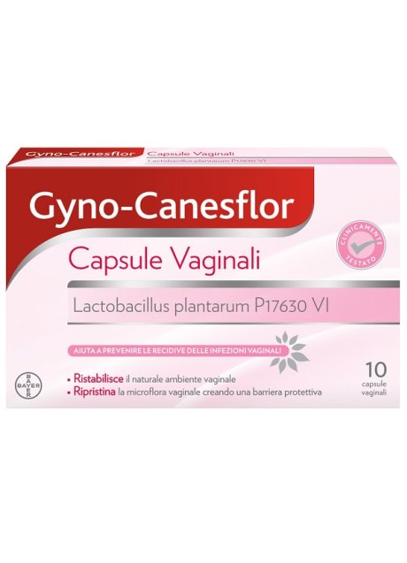 GYNOCANESFLOR 10 CAPSULE VAGINALI