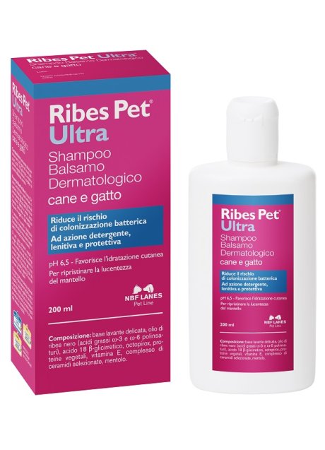 RIBES PET ULTRA SHAMPOO DERMATOLOGICO FLACONE 200 ML