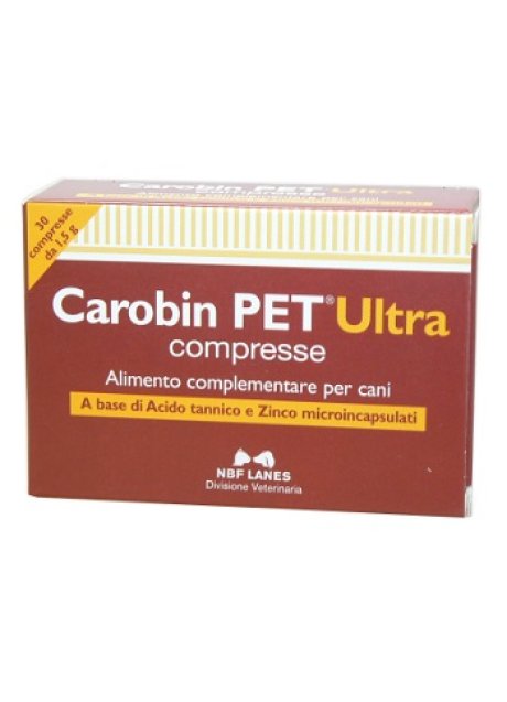 CAROBIN PET ULTRA BLISTER 30 COMPRESSE APPETIBILI