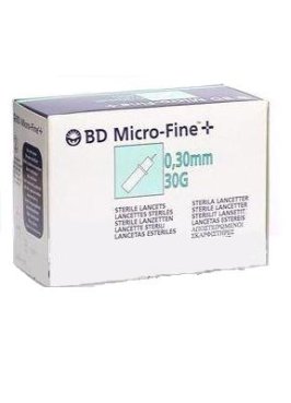 LANCETTE PUNGIDITO BD MICROFINE+ PER OPTIMUS GAUGE 30 25 PEZZI