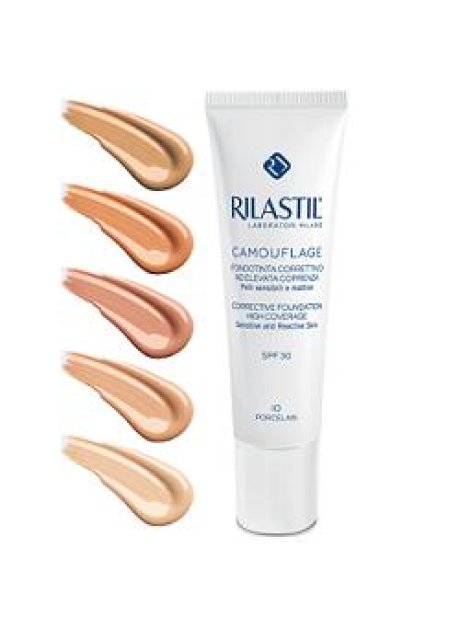 RILASTIL CAMOUFLAGE FONDOTINTA CORRETTIVO FLUIDO ELEVATA COPRENZA 10 30 ML