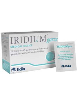 IRIDIUM GARZA OCULARE MEDICATA IN TESSUTO NON TESSUTO 20 PEZZI