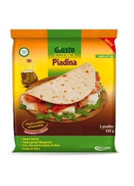 GIUSTO S/G PIADINA 200G