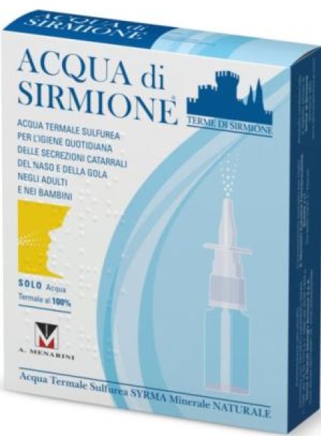 ACQUA SIRMIONE MINERALE NATURALE 6 FIALE 15 ML