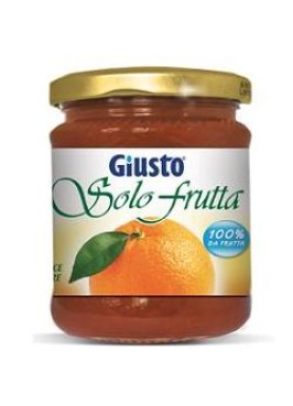 GIUSTO SOLO FRUTTA MARMELLATA ARANCE AMARE 284 G