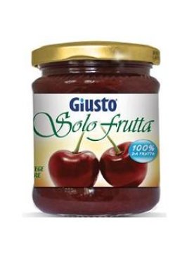 GIUSTO SOLO FRUTTA MARMELLATA CILIEGIE NERE 284 G