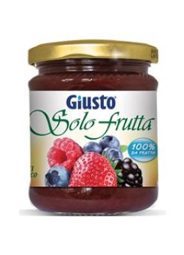 GIUSTO SOLO FRUTTA MARMELLATA FRUTTI ROSSI 284 G