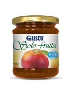 GIUSTO SOLO FRUTTA MARMELLATA PESCHE 284 G