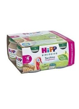 HIPP BIOLOGICO OMOGENEIZZATO TACCHINO 80 G 4 PEZZI