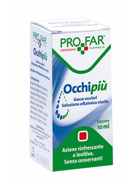 OCCHI PIU' GOCCE OCULARI RINFRESCANTI 1 FLACONE DA 10 ML PROFAR