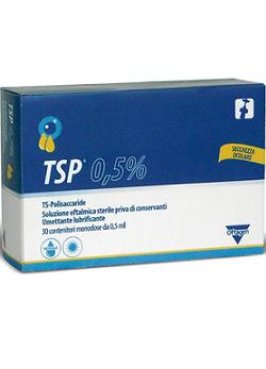 TSP 0,5% SOLUZIONE OFTALMICA UMETTANTE LUBRIFICANTE 30 FLACONCINI MONODOSE 0,5 ML